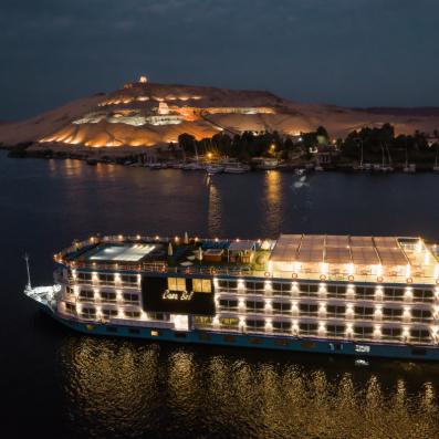 bateau vue de nuit