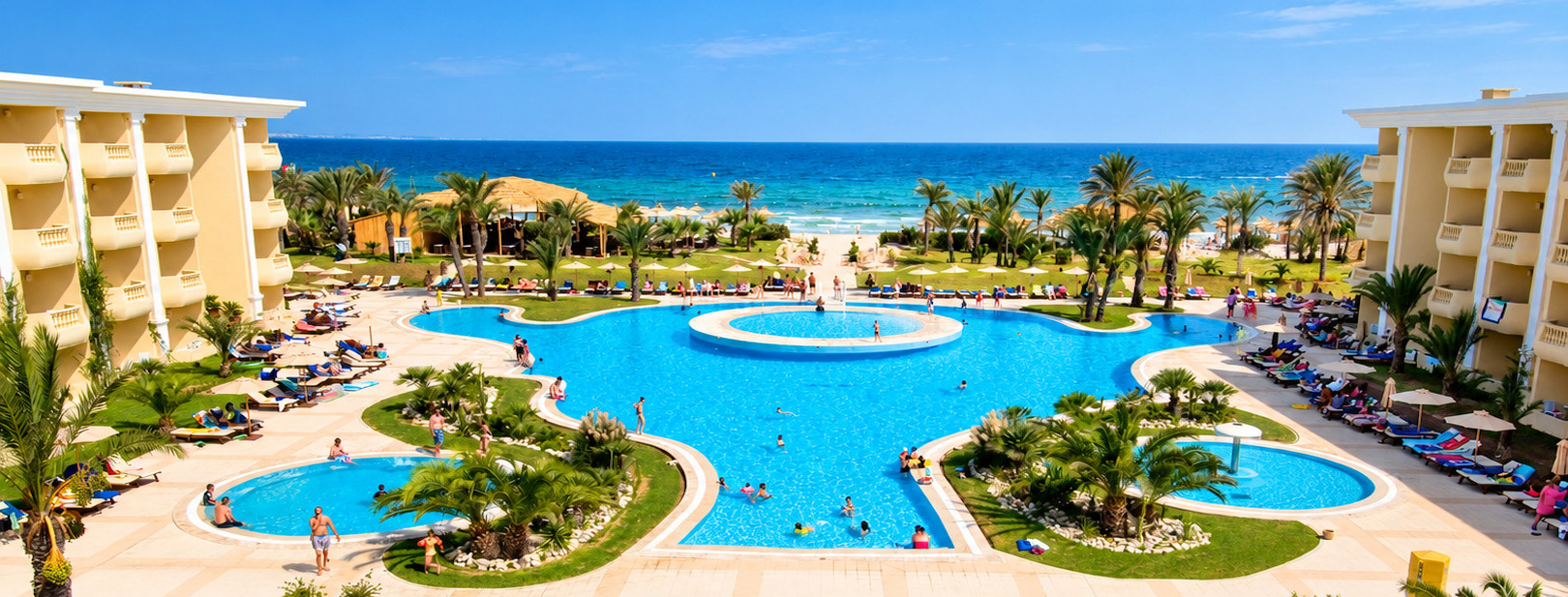 Vue de Royal Thalassa Monastir 5* à Monastir, Tunisie